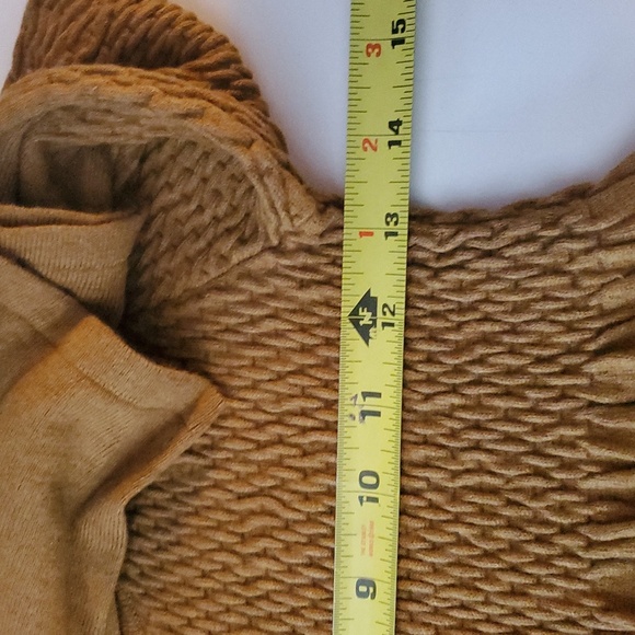 Anthropologie Knitted & Knotted Esme Bellsleeve Babydoll Top Size XS Wool Blend - Picture 9 of 10